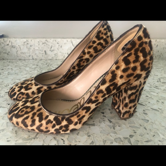 Sam Edelman Shoes - Sam Edelman Cheetah heels 4”